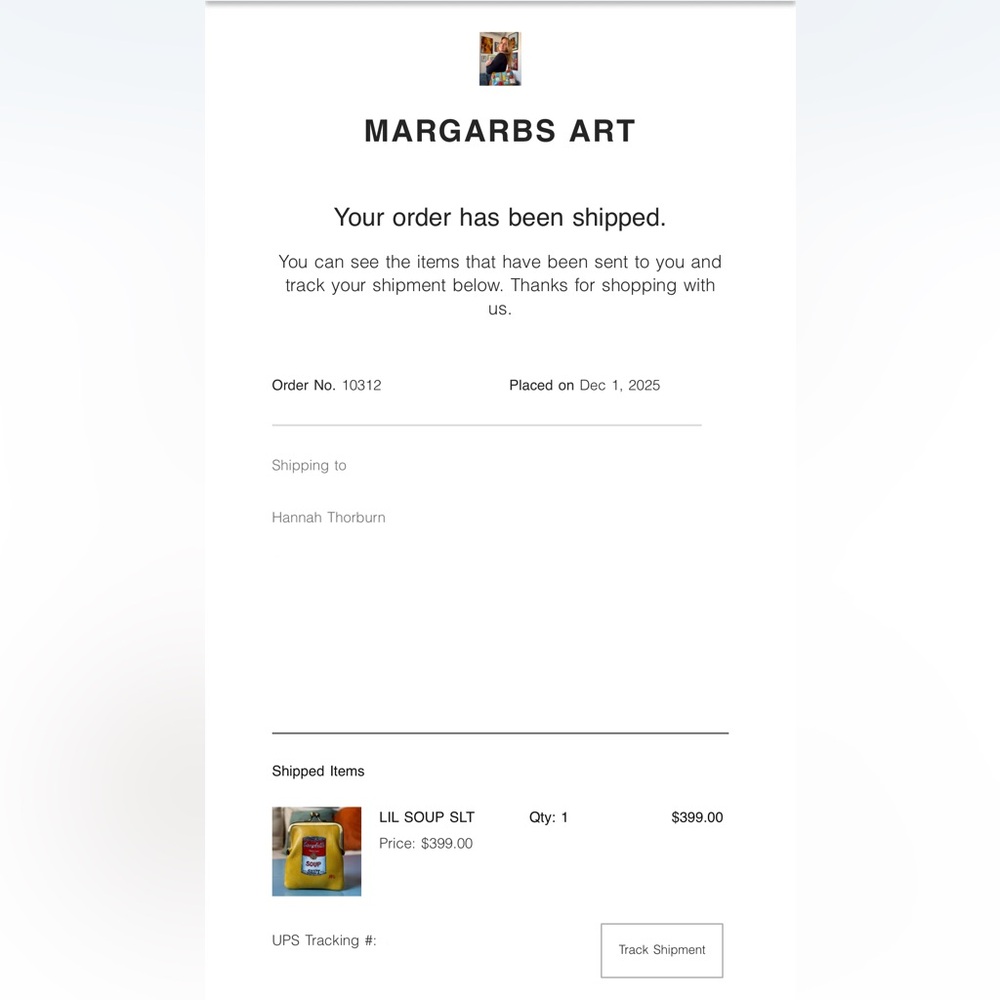 Margarbs Art ‘Lil Soup Slt’ Coin Pouch Wallet - Picture 7 of 7